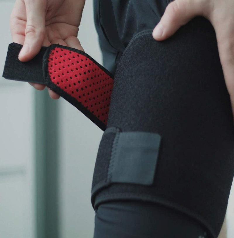 [Australia] - Hip Brace Thigh Compression Sleeve – Hamstring Compression Sleeve & Groin Compression Wrap for Hip Pain Relief. Support for Hip Replacements, Sciatica, Quad Muscle Strains - Large Right Large (Pack of 1) 