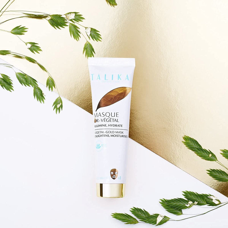 [Australia] - Vegetal Gold Mask - Talika - Regenerating Gold Mask - Antioxidant and Soothing Care - All Skin Types - Skin Boosted with Radiance in just 10 minutes 