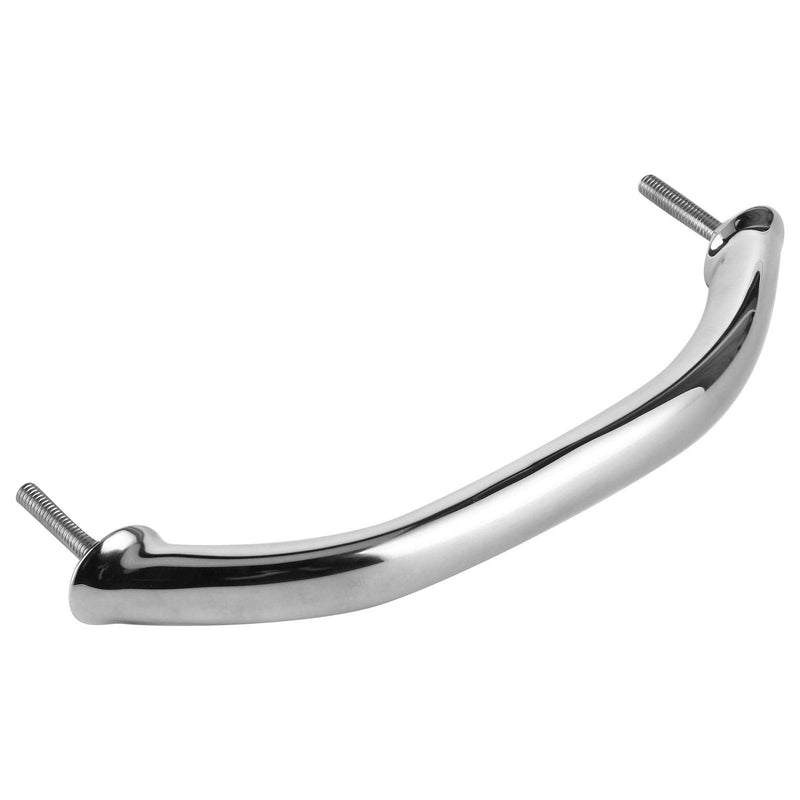 [Australia] - KIMISS Marine Handles for Boat,Stainless Steel Handle Door Grab Bar Handrail Oval Rail Grip for Hatch Deck(Silver) (220mm)//boat handrail 220mm 