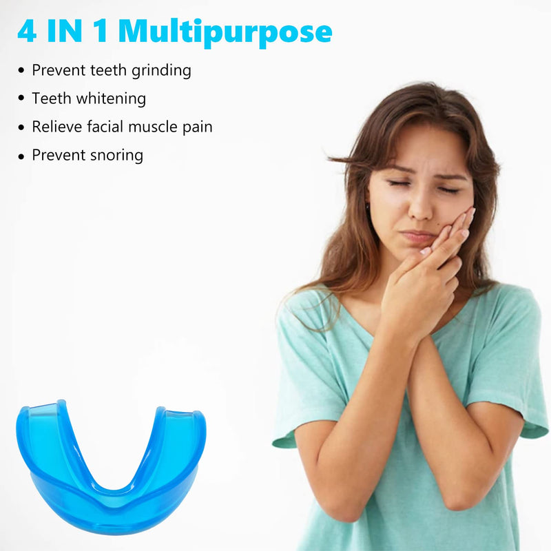 [Australia] - Mouth Guard for Teeth Grinding, Reusable Teeth Grinding Guard and Improve Sleep Quality, Mouth Guard for Grinding Teeth and Clenching Anti Grinding Teeth Y5YTZH 