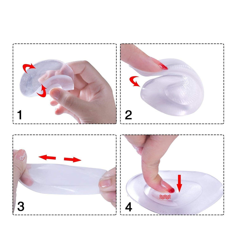 [Australia] - Pedimend Anti-Skid Gel Silicone Foot Cushion | Metatarsal Pads Ball of Foot Cushions | Morton Neuroma Pain Relief Pad | Metatarsal pads for women & man | Foot Care 