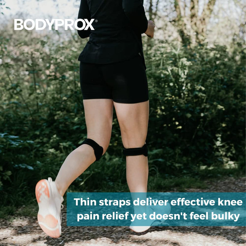 [Australia] - Patella Tendon Knee Strap 2 Pack, Knee Pain Relief Support Brace For Hiking, Soccer, Basketball, Running, Jumpers Knee, Tennis, Tendonitis, Volleyball & Squats 