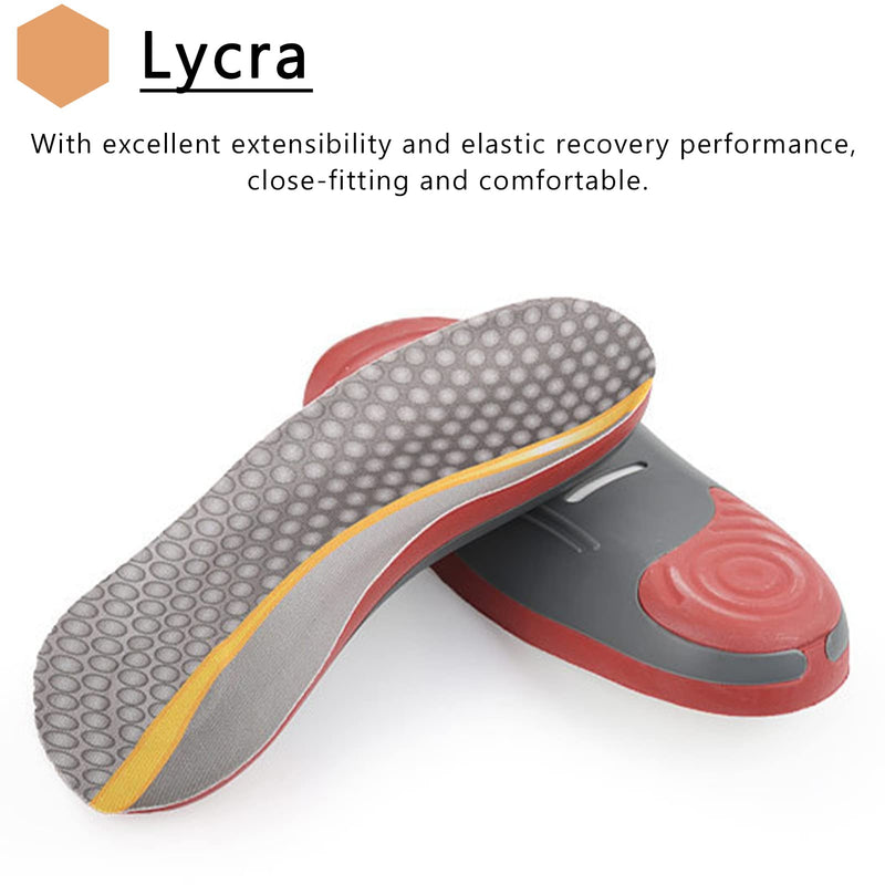 [Australia] - NICENEEDED 3/4 Orthotic Insoles, High Arch Support Shoe Inserts Insole for Flat Feet, Heel Cups for Women and Men 