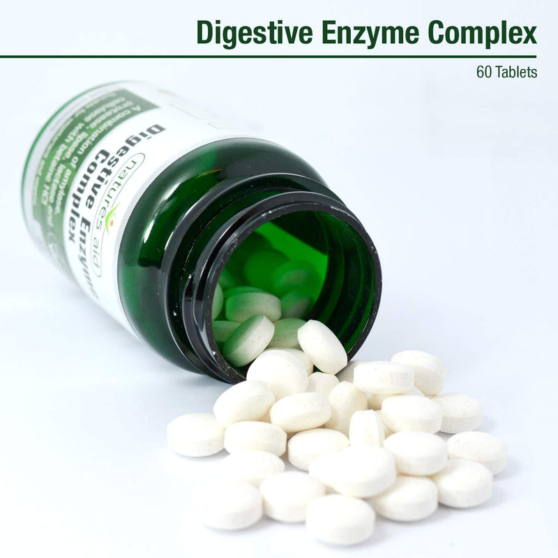 [Australia] - Natures Aid Digestive Enzyme Complex (with Betaine HCI) 60 Tablets. Suitable for Vegetarians. 