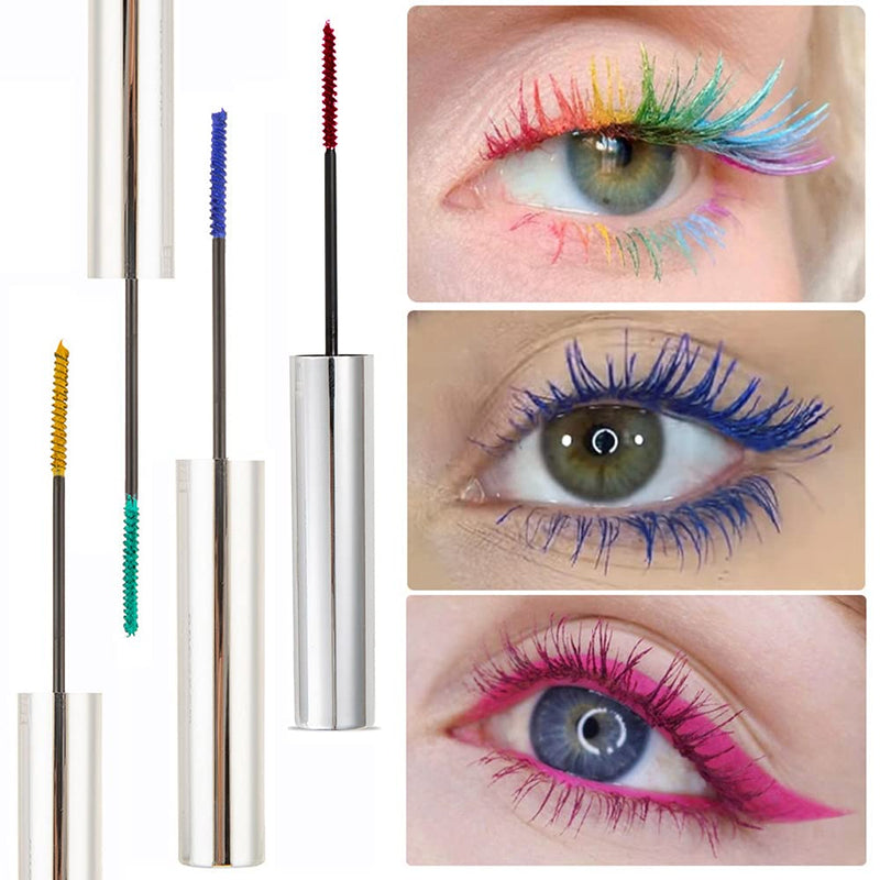 [Australia] - OCHILIMA 4D Mascara Colorful Fiber Mascara Charming Long Lasting Mascara, Thick & Long Eyelash Waterproof and Smudge-proof Eyes Makeup, Black 01# Black 