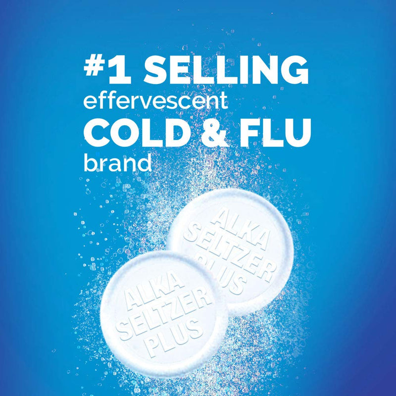[Australia] - ALKA-SELTZER PLUS Severe Non-Drowsy Cold & Cough PowerFast Fizz Effervescent Tablets, Citrus, 20 Count (Pack of 1) 