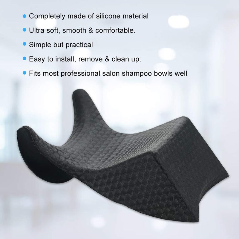 [Australia] - Shampoo Neck Rest Cushion, Anself Silicone Hair Washing Pillow Shampoo Neck Rest Pillow Cushion Shampoo Bowl Neck Rest Support Pillow Salon Accessories 