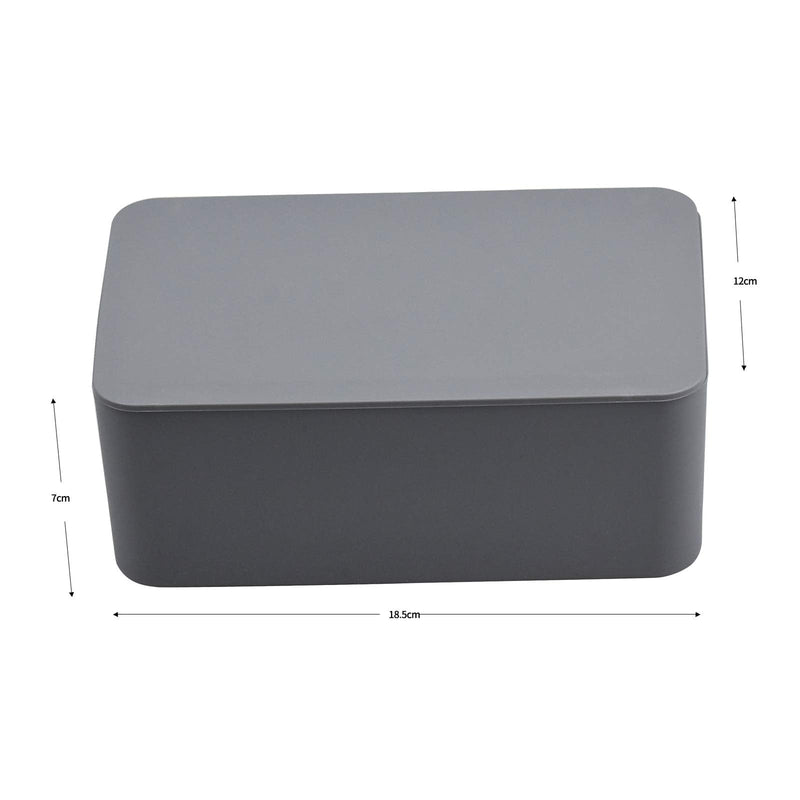 [Australia] - Wipes Dispenser Case Baby Wet Wipes Box Tissue Storage Case Container Plastic Napkin Box Toilet Paper Holder with Lid Seal for Home Office Car, Gray 