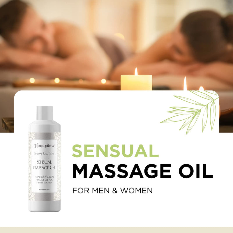 [Australia] - Sensual Massage Oil for Couples - Relaxing Massage Oil for Men and Women - Body Oil with All Natural Ingredients - Great for Aromatherapy Deep Tissue Massage with Pure Lavender Essential Oil for Skin 