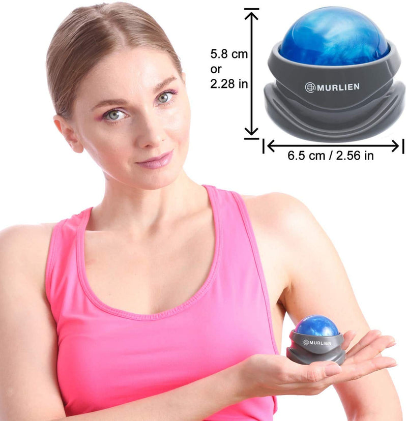[Australia] - MURLIEN Massage Roller Ball, Tight and Sore Muscles Relief, Manual Massager, Alleviating Shoulder, Arms, Back, Legs, Calves, Foot or Muscle Tension 