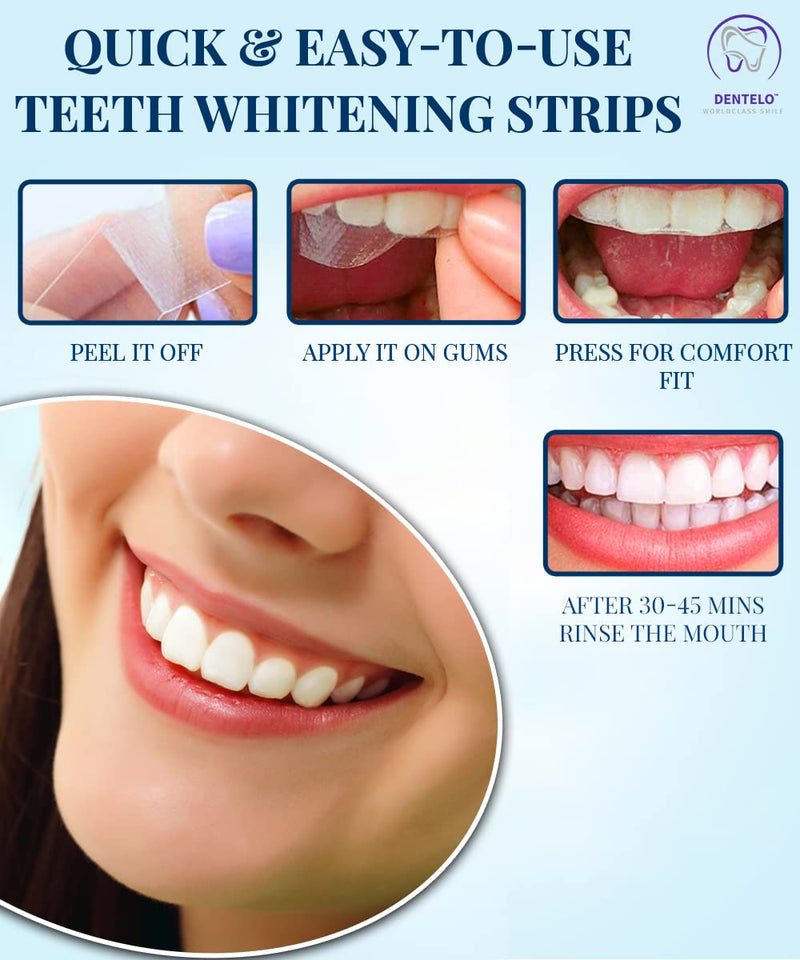 [Australia] - New 5D Teeth Whitening Strips for Sensitive Teeth 14 Sessions-Enamel Safe Whitening Strips for Teeth Strips Advanced Whitening Teeth Strips Tooth Whitening Strips for 5D White Teeth Whitening Strips 