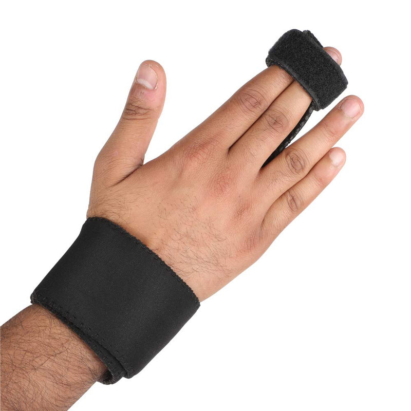 [Australia] - Two Finger Splint Brace – Detachable Finger Immobilizer Splint – Removable Straps for Comfort Fit – Suitable for Left or Right Hand (Small) Small (Pack of 1) 