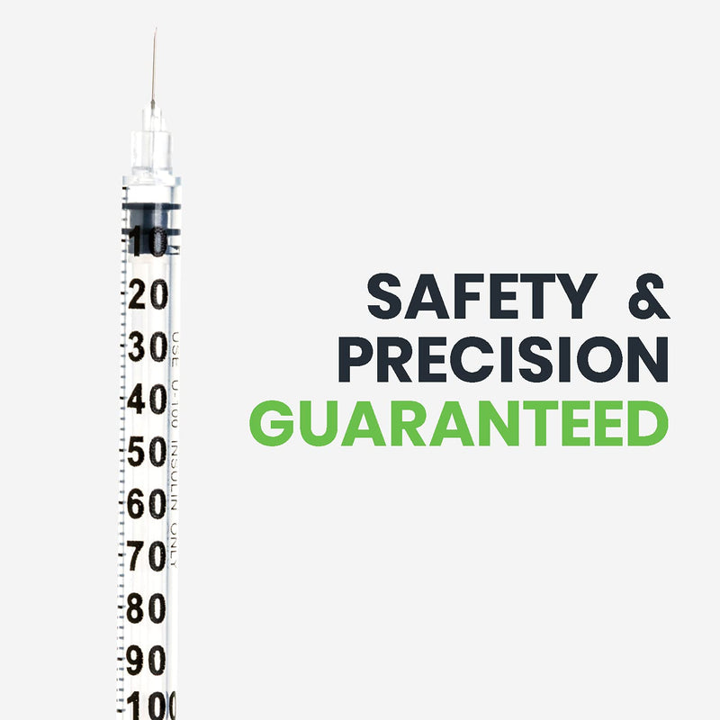 [Australia] - Care Touch Insulin Syringes | 29g 5/16" - 8 mm 1 cc (Pack of 100) 