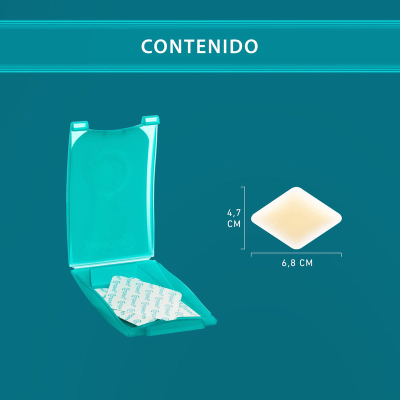 [Australia] - COMPEED Bunions - 5 Hydrocolloid Dressing - Foot Treatment for Natural Bunion Removal, Dressing Size 4.7 x 6.8 cm, 5 Medium - 5 Units 