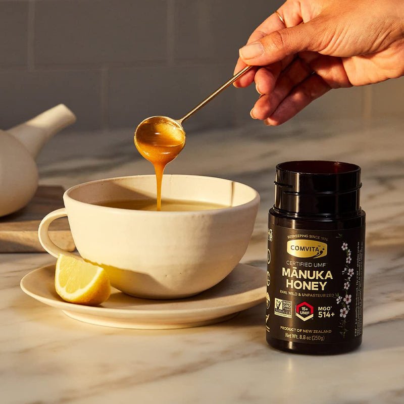 [Australia] - Comvita Certified UMF 15+ (MGO 514+) New Zealand's #1 Raw Manuka Honey, Superfood Premium Grade, Non-GMO, 8.8 Oz 