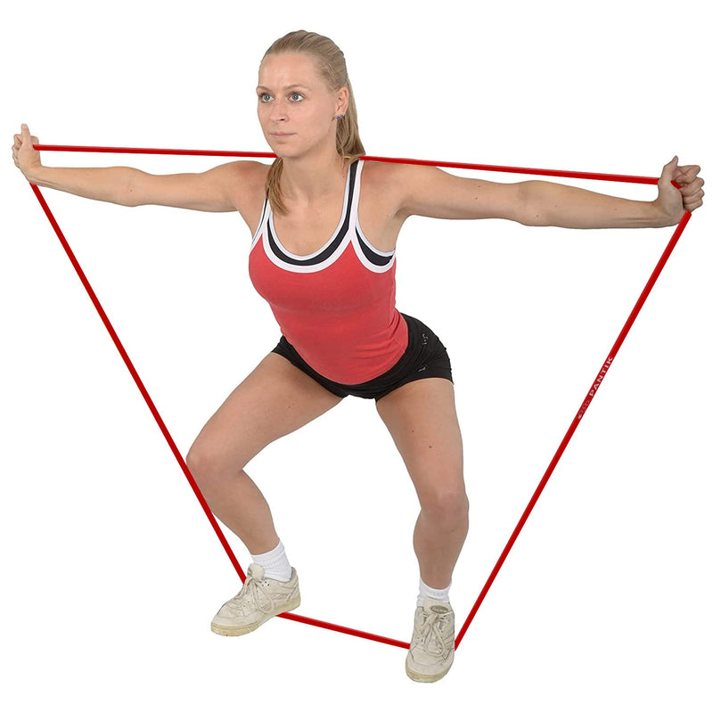 [Australia] - PANTIK Resistance Bands Set for Women and Men Pull up Bands Exercise Loop Band for Body Stretching Powerlifting Yoga Pilates Resistance Training red 