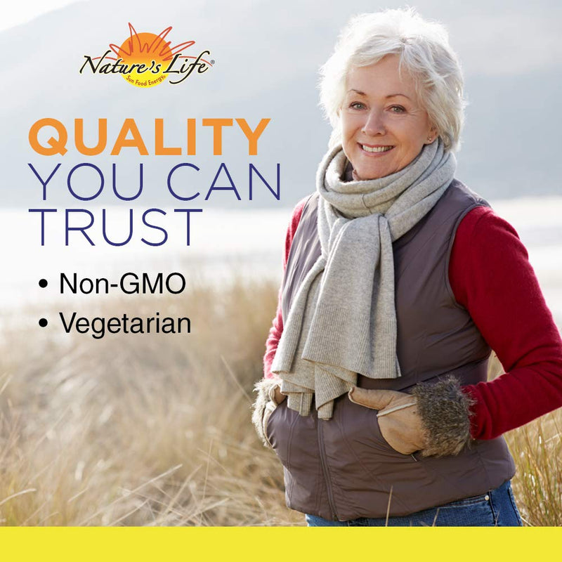 [Australia] - Nature's Life Quercetin 400mg | May Support Healthy Cells, Immune & Cardiovascular Functions & Healthy Sinuses | 100 Vegetarian Capsules 