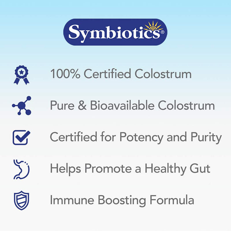 [Australia] - Symbiotics Colostrum Capsules Plus, Supports Healthy Immune Response (240 Capsules) 240 Count (Pack of 1) 