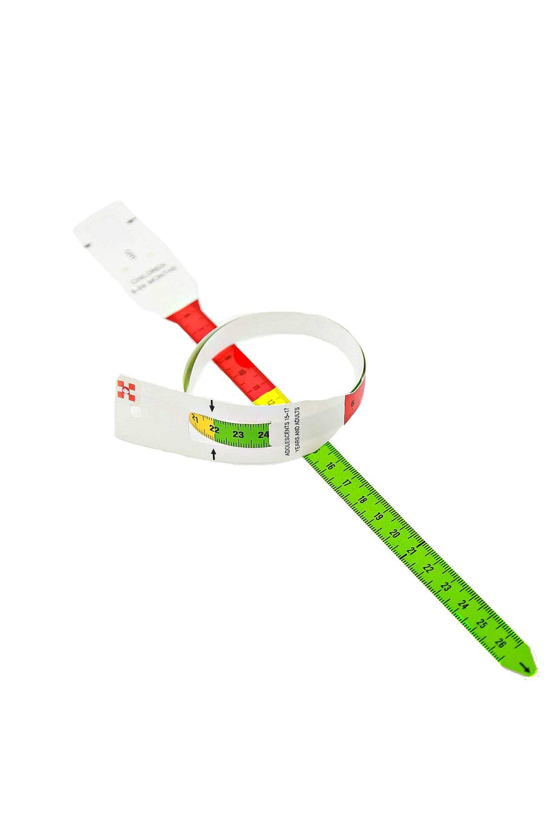 [Australia] - (Pack of 10) AnthroFlex Mid-Upper Arm Circumference MUAC Tape Measure for Adults 18+, Pregnant, Postpartum 