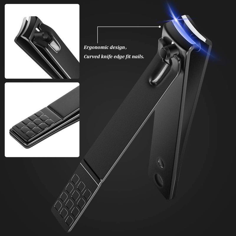 [Australia] - Manicure Sets 7Pcs for Men & Women, Fashion Professional Stainless Steel Nail Clippers Pedicure Kit Grooming Tools by RK Beauty (RED) Red 