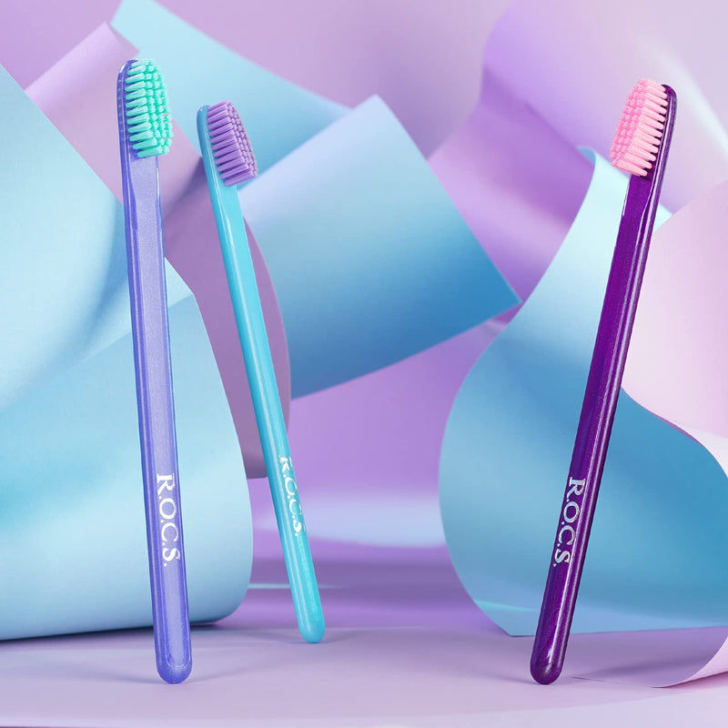 [Australia] - R.O.C.S. (ROCS) Passions Toothbrush - Smart Brushing System -Developed in Cooperation Dentists- Smart toothbrushing, Multicolor 
