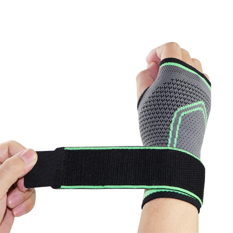 [Australia] - Carpal Tunnel Wrist Brace, for Carpal Tunnel Syndrome, Wrist Pain/Strain, Fatigue and Arthritis, Wrist Brace Men and Women, Adjustable Strap, Suitable for Left and Right Hands Support Sleeves (Large) Large 