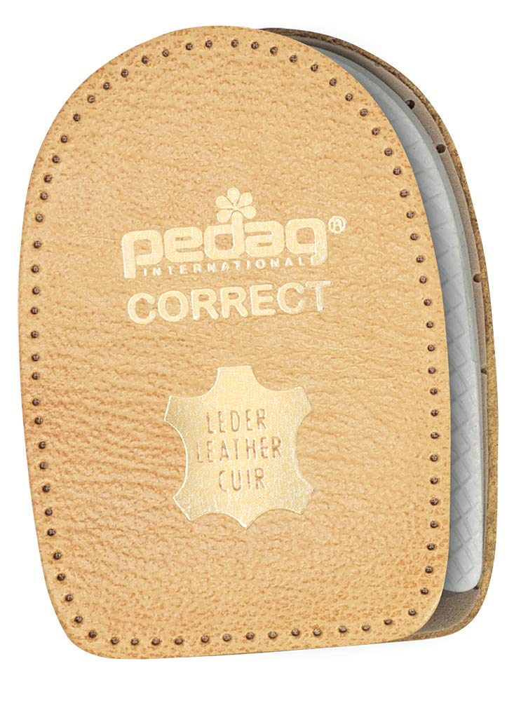 [Australia] - Pedag Correct, German Made Medial and Lateral Wedge Heel Straightener Insert, for Pronation and Supination, Knock Knee Pain, Bow Legs, Vegetable Tanned Leather, Extra Large (Men 11L to Men 13) Extra Large (M11-13/EU 44-46) 