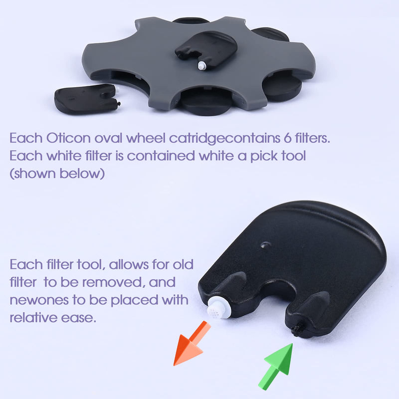 [Australia] - for Oticon Hearing Aid MiniFit Wax Guard Filters ProWax Replacement Cerumen Stop Suitable for Oticon RITE RIC Models (3) 3 