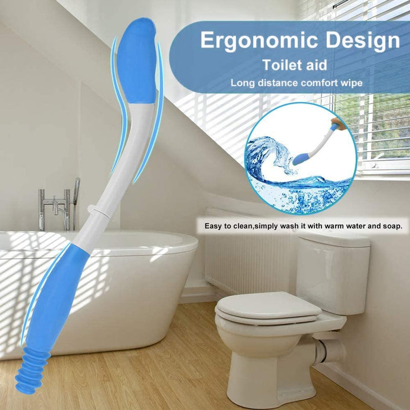 [Australia] - Easy hand towel, comfortable folding toilet paper holder, toilet paper holder, wiping aid with wiping aid, long reach toilet hygiene 