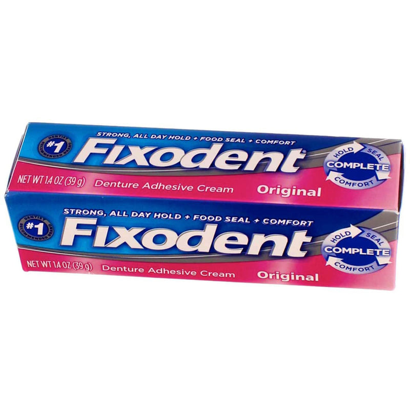 [Australia] - Fixodent Fixodent Denture Adhesive Cream Original, Original 1.4 Oz 