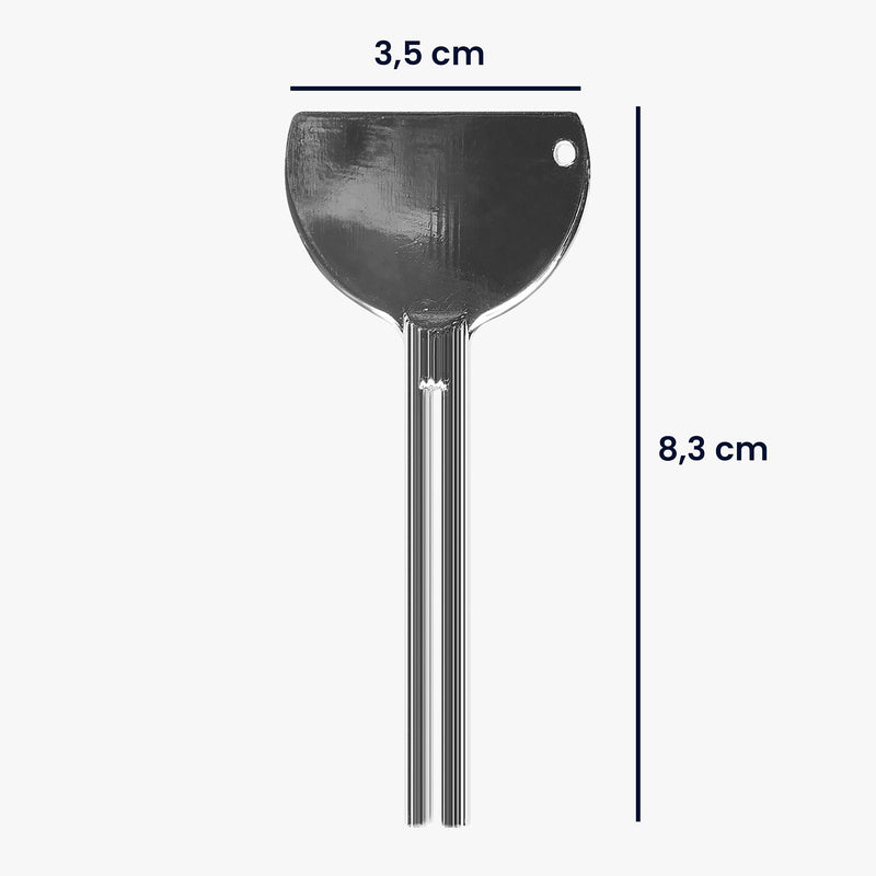 [Australia] - kwmobile 2 Pc Toothpaste Tube Squeezer - Metal Toothpaste Dispenser Squeezers for Bathroom, Salon - Ultimate Bathroom Tool in Silver 