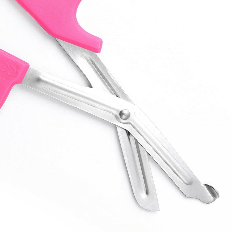 [Australia] - Utility Bandage Medical Shears Tuff Cut Scissor First Aid Nursing Scissor Tuff Cut Scissors Trauma Shears First Aid Medical Scissors CE (Pink 5.5) Pink 5.5 