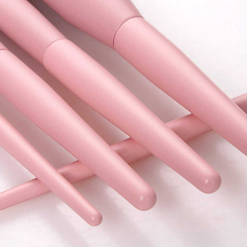 [Australia] - 11 makeup brushes set professional soft hair super soft eye shadow repair blush beauty tool brush set(Pink) Pink 