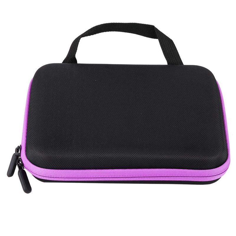 [Australia] - Essential Oil Storage Bag, 63 Slots Portable EVA Aromatherapy Essential Oil Storage Bag Case Anti-crash Essential Oil Storage Box Organizer for Home/Traveling/Moving House(Purple) Purple 