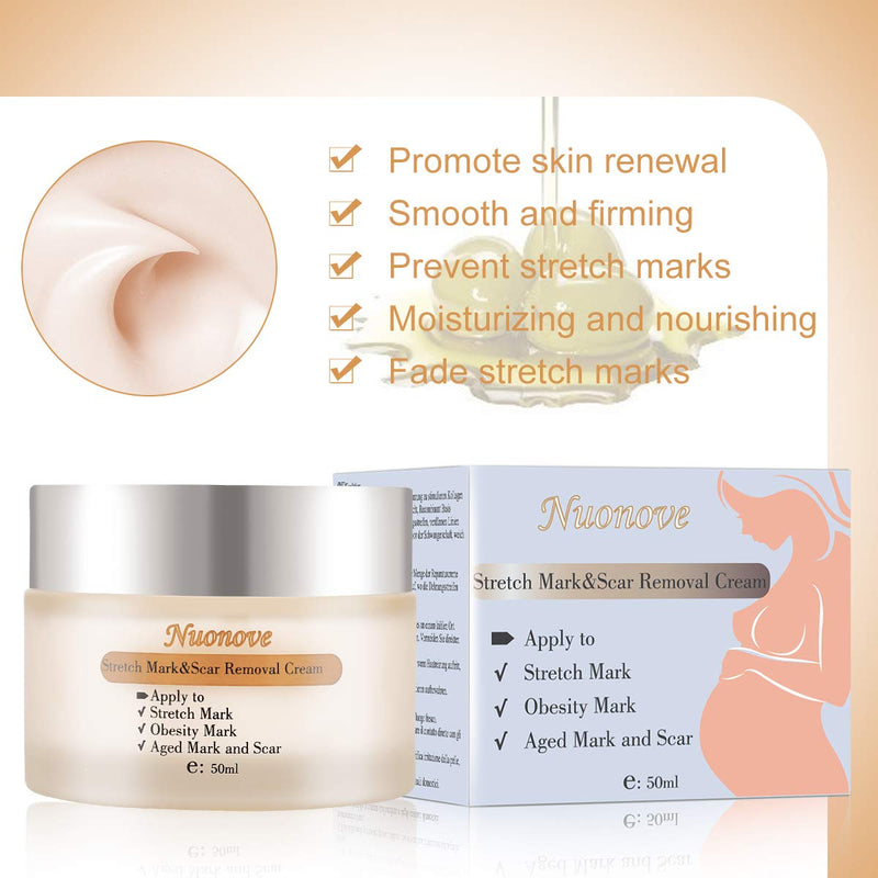 [Australia] - Stretch Mark Cream, Stretch Mark Remover, Stretch Mark Removal Cream, Pregnancy Cream, Improve the Appearance of Scars, Stretch Marks and Skin Tone, Repair Scar Cream Removal Cream, 50ml 