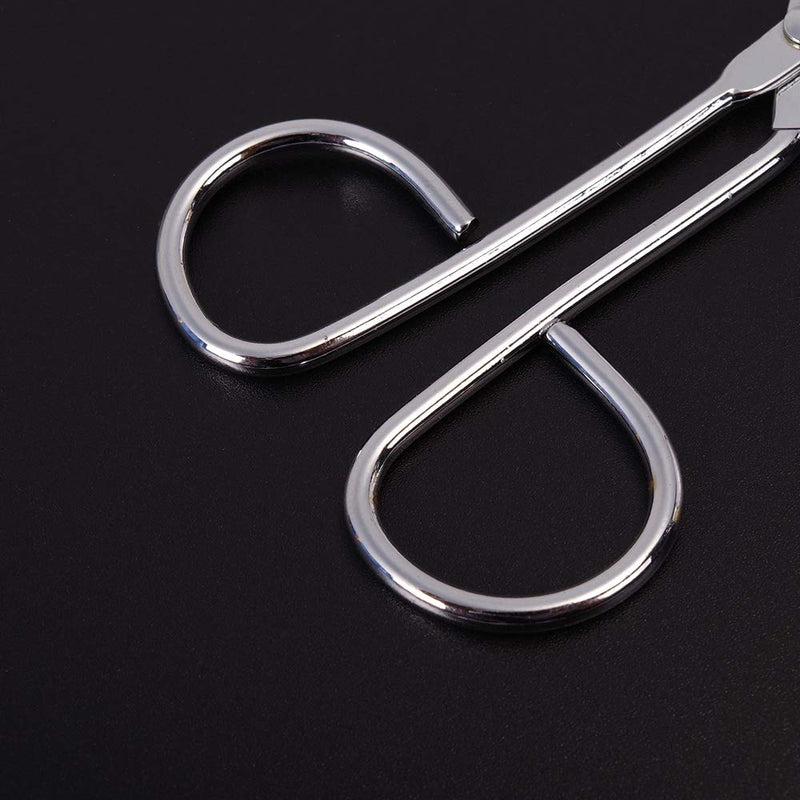 [Australia] - 4 Pieces Curved Eyebrow Tweezer Stainless Steel Scissors Handle Tweezer Clip Facial Hair Plucker Eyebrow Remover Brow Shape Grooming Tools by NUOMI for Men and Women, Portable, Silvery 