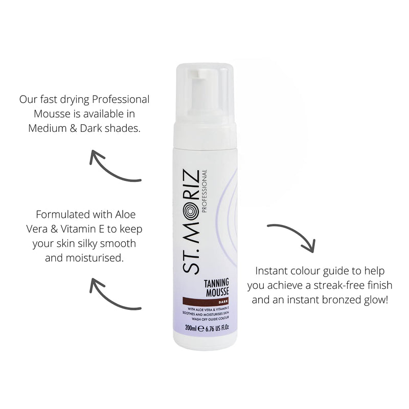 [Australia] - St Moriz Proffesional Mousse, Dark 200ml by St Moriz 