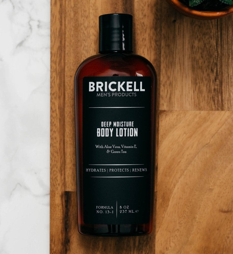 [Australia] - Brickell Men's Deep Moisture Body Lotion for Men, Natural and Organic Protects and Hydrates Dry Skin, 237 ml, Scented‚Ä¶ 