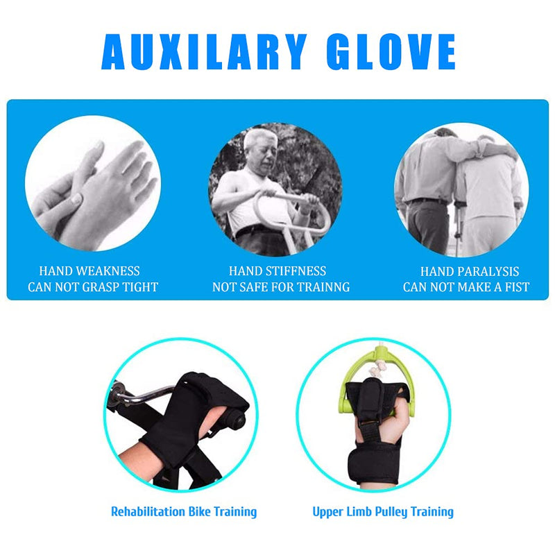 [Australia] - Finger Splint Brace ability,KIKIGOAL Finger Gloves Brace Elderly Fist Stroke Hemiplegia Hand Training 