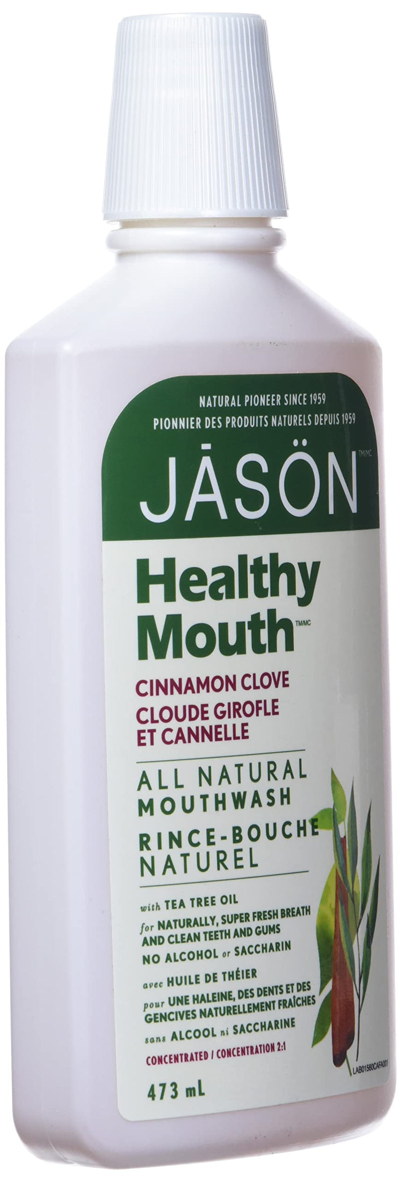 [Australia] - Jason Healthy Mouth Tartar Control Mouthwash, Cinnamon Clove, 16 Oz 