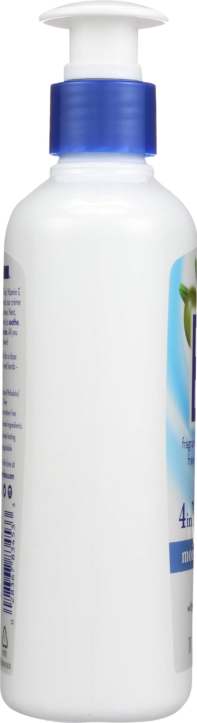 [Australia] - Kiss My Face Fragrance Free Moisture Shave, 4 In 1 Shaving Cream, Cruelty Free And Vegan, With Added Olive Oil And Aloe Leaf Extract, Vitamin E Rich, 11 fl Oz Pump Bottle 11 Fl Oz (Pack of 1) 