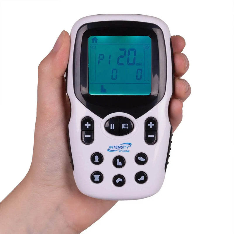 [Australia] - Intensity at Home TENS Unit Muscle Stimulator - Electric Pulse Muscle Stimulator for Back Pain, Neck Pain, Body Pain - Electric Massager for Muscles With Electro Stim 
