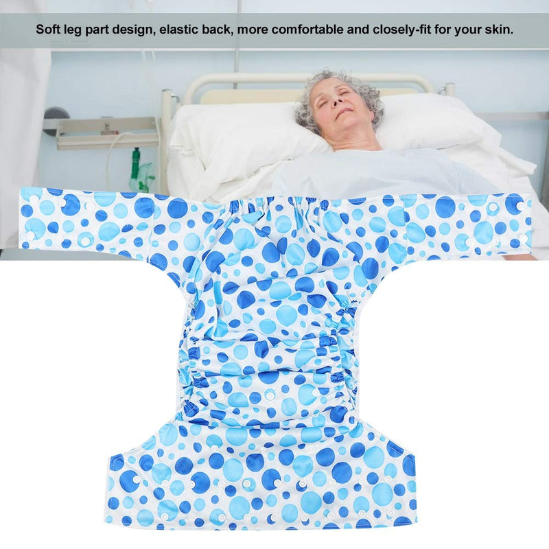 [Australia] - Adult Cloth Diaper, Washable Reusable Elderly Incontinence Protection Underwear Adjustable Breathable Anti-Leakage Adult Nappy for Women and Men(A30-1) A30-1 