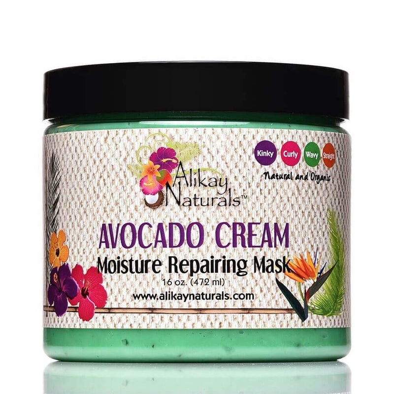 [Australia] - Alikay Naturals - Avocado Cream Moisture Repairing Hair Mask 8oz by Alikay Naturals 