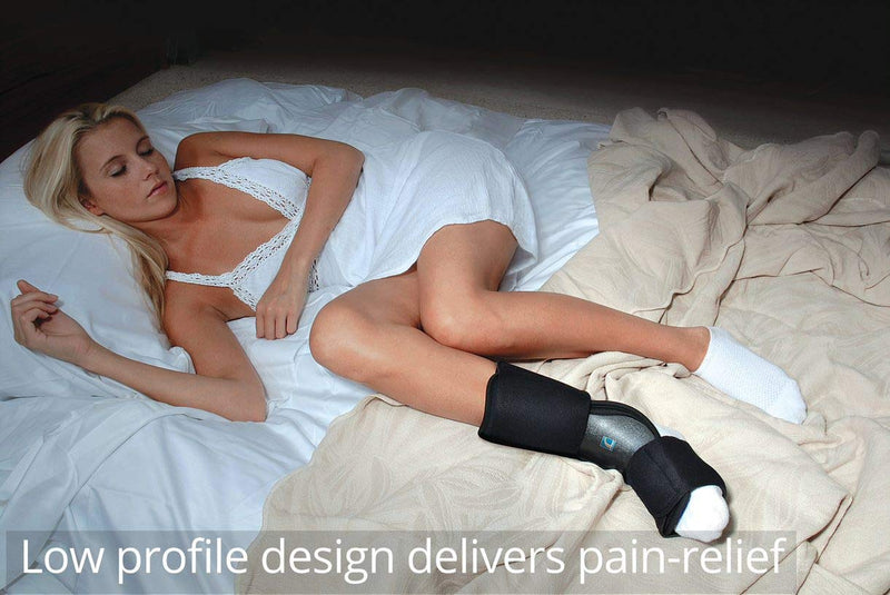 [Australia] - Ossur AirForm Night Splint - All-Night Comfort and Pain Relief from Plantar Fasciitis, Achilles Tendonitis, Drop Foot & Post-Static Pain - Lightweight, Low Profile Design, (Medium) Medium 