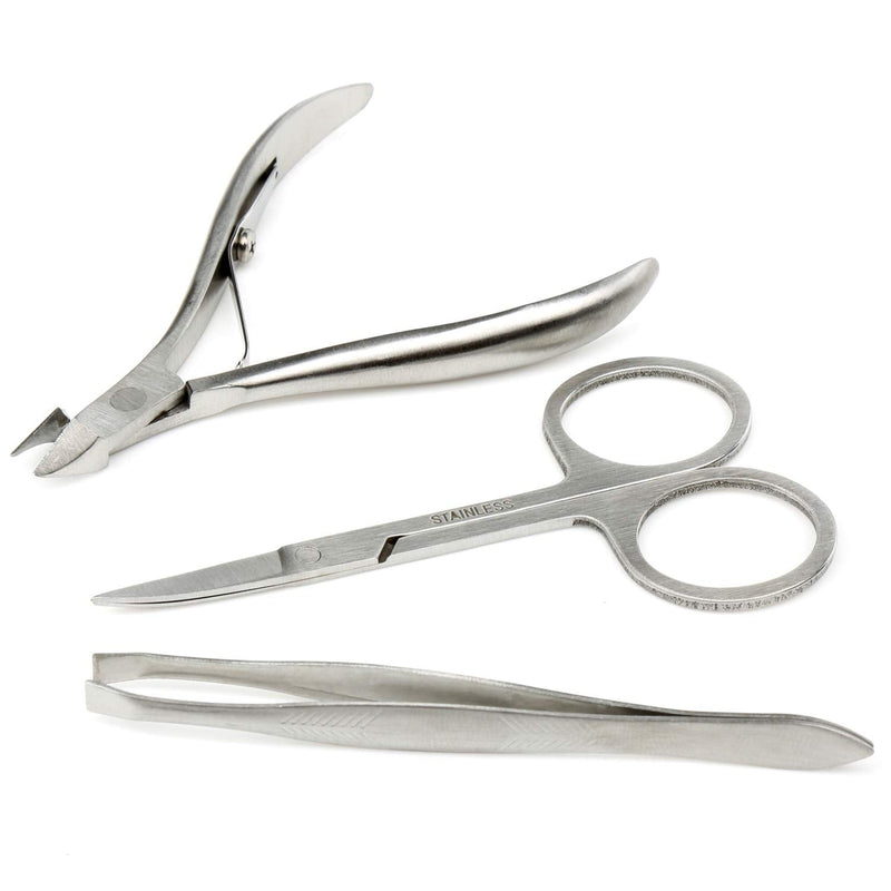 [Australia] - H&S Nail Clippers Manicure Set Grooming Kit for Thick Nails Cuticle Remover Toe Nail Toenail Care Cutter Pedicure Travel Tool Kit Set Men Women 