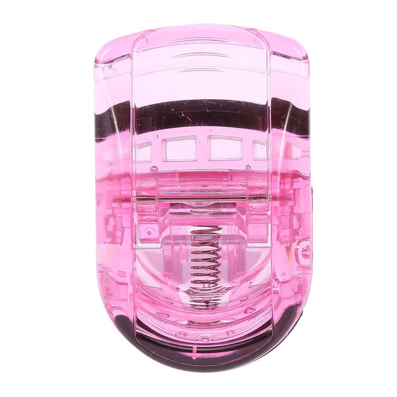 [Australia] - Eyelash Curler, Mini Portable Eyelash Curler Clip Professional Lashes Makeup with Rubber Eyelash Natural Curling Clip Cosmetic Tools for Long Lasting Curled Fits All Eye Shapes(Pink) Pink 