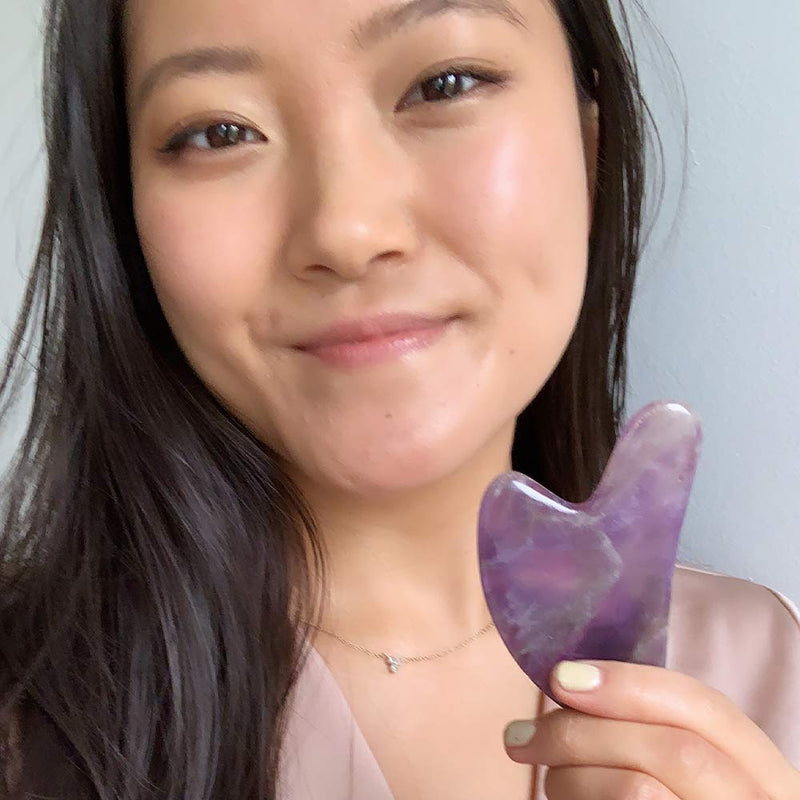 [Australia] - Mount Lai - The Amethyst Gua Sha Facial Lifting Tool | A Daily Ritual, An Act of Self Care 