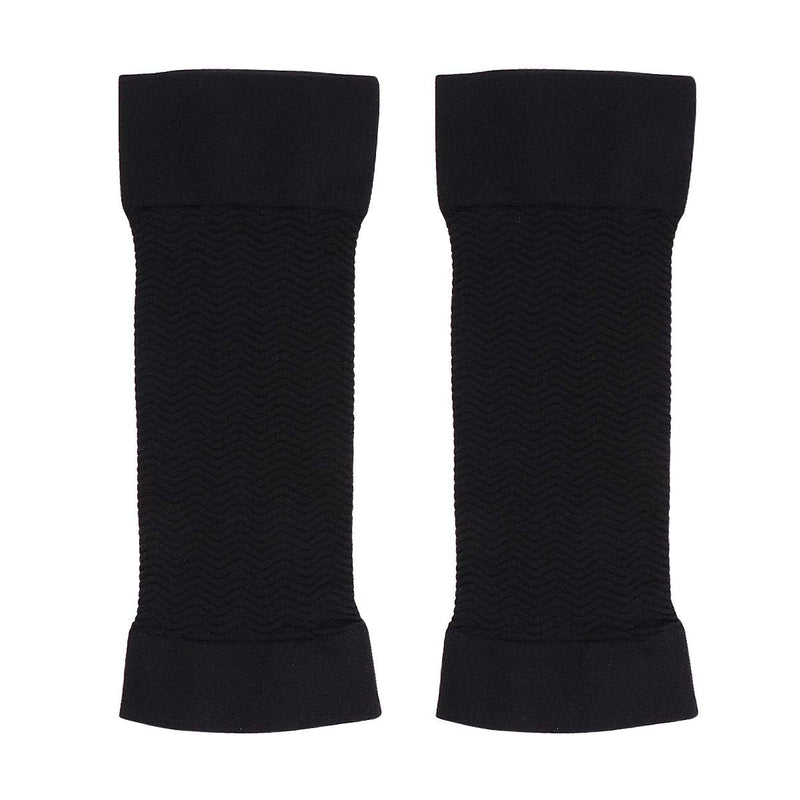 [Australia] - LIOOBO 2 Pairs Lymphedema Arm Sleeve Post Mastectomy Compression Sleeve Anti Swelling Glove Gauntlet Arm Support Brace for Anti Edema Swelling Lymphedema Black 