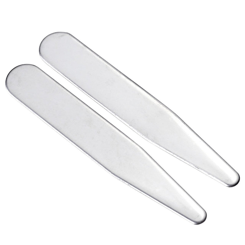 [Australia] - JOVIVI 36pc Stainless Steel Collar Stays in Clear Plastic Box For Mens Dress Shirt, Order the Sizes You Need 2.2" 